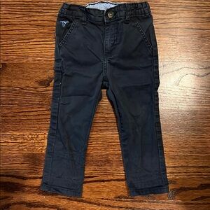 Casual Blue Denim Straight Leg Bottoms